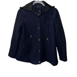 Zara Basic Dark Blue Coat